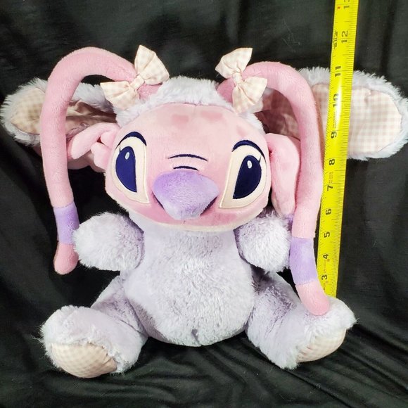 Disney Store Lilo & Stitch Easter Plush Angel Bunny Stuffed Animal Toy 12" - Picture 10 of 12